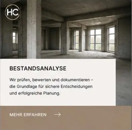 Bestandsanalyse für Bestandsmodernisierung und Sanierungsprojekte in Marl und NRW